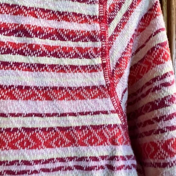 Woolrich women’s S/P 1/4 zip pullover stripe - Picture 3 of 8